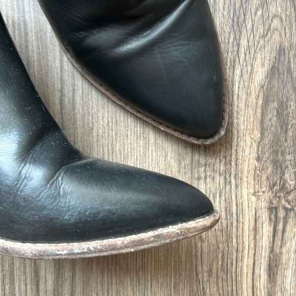 Madewell Black Leather Ankle Boots | 6.5 - Picture 3 of 7